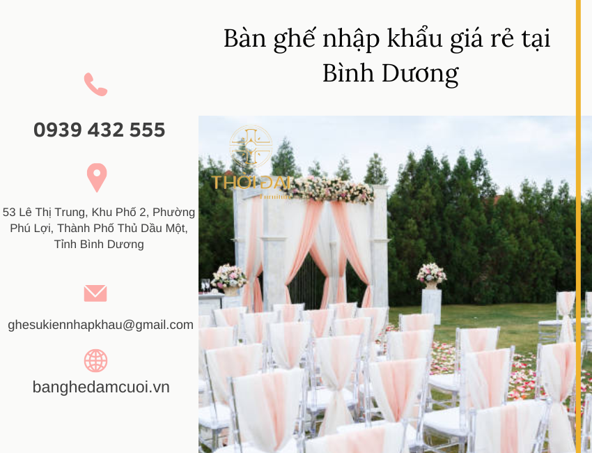 cách sử dụng bàn ghế nhập khẩu