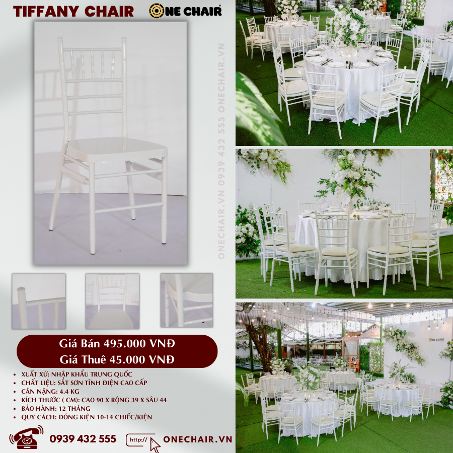 Báo giá ghế nhà hàng sự kiện tiệc đám cưới chiavari tiffany 02